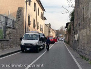 Viterbo - Incidente in via Santa Maria in Gradi