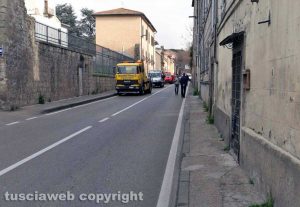 Viterbo - Incidente in via Santa Maria in Gradi