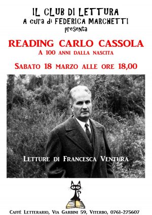 "Reading Carlo Cassola"
