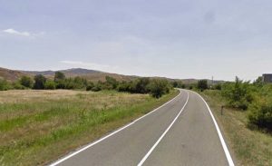 La Cassia Nord nei pressi di Radicofani