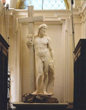 Cristo Portacroce di Michelangelo Buonarroti - Monastero San Vincenzo a Bassano Romano