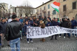 Migranti - Il sit-in a San Martino al Cimino