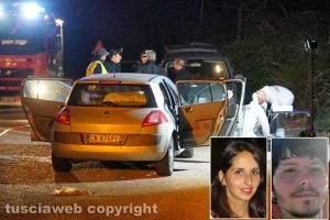 Orte - L'auto dell'omicidio - suicidio - Silvia Tabacchi e Francesco Marigliani