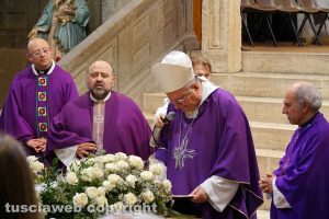 Femminicidio-suicidio a Orte - I funerali di Silvia Tabacchi a Vasanello