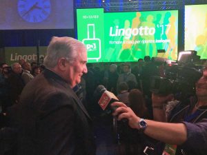 Torino - Giuseppe Fioroni intervistato al Lingotto