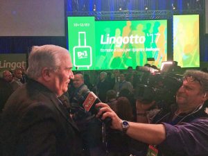 Torino - Giuseppe Fioroni intervistato al Lingotto