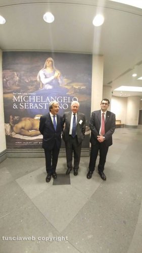 Michelini, Barelli e Delli Iaconi alla National gallery a Londra 