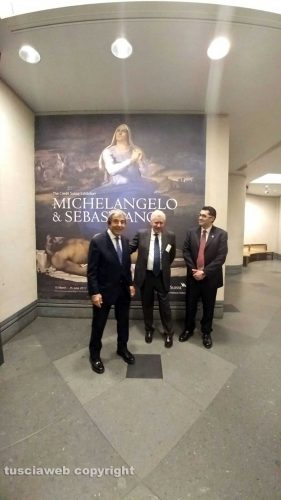 Michelini, Barelli e Delli Iaconi alla National gallery a Londra 
