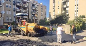 Montalto - Lavori in via Panisperna nel quartiere Enel