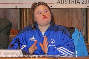 L'atleta viterbese Martina Casagrande 