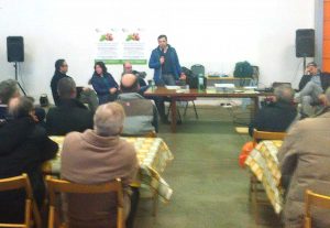 Capranica - Un momento dell'incontro pubblico "Progetti di filiera organizzata"