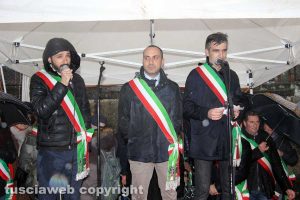 Vignanello - Vallerano - Il corteo antiviolenza - I sindaci di Vignanello, Canepina e Vallerano