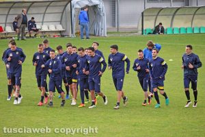 Sport - Calcio - Viterbese - Il primo allenamento diretto da Rosolino Puccica