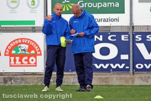 Sport - Calcio - Viterbese - Il primo allenamento diretto da Rosolino Puccica