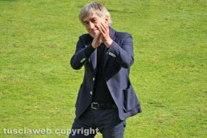 Sport - Calcio - L'ex allenatore della Viterbese Giuseppe Galderisi