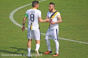 Sport - Calcio - Viterbese - Matias Cuffa e Samuele Neglia