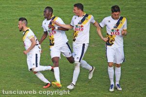 Sport - Calcio - Viterbese - Samuele Neglia esulta per il 2-0