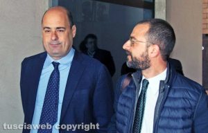 Nicola Zingaretti e Andrea Egidi