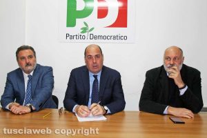 Enrico Panunzi, Nicola Zingaretti e Riccardo Valentini