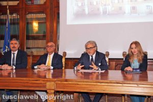 Viterbo - Sottoscrizione protocollo Prefettura - Federlazio - Crea, Calisti, D'Angelo e Amalfitano