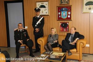 Montefiascone - La pm Paola Conti e il procuratore Paolo Auriemma illustrano l'operazione Giardinetti