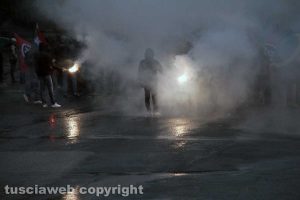 Vallerano - La manifestazione di Casapound contro la violenza