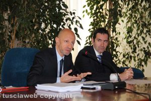 Il rettore Ruggieri e il direttore generale Sforza