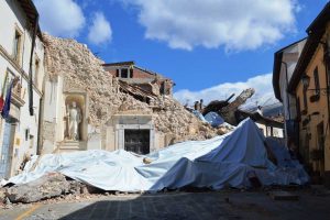 La città di Norcia nel marzo 2017