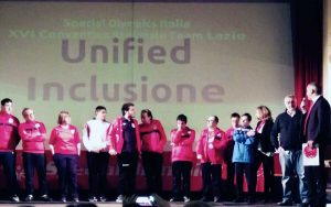 Il team Real Rieti Special con il presidente Roberto Pietropaoli