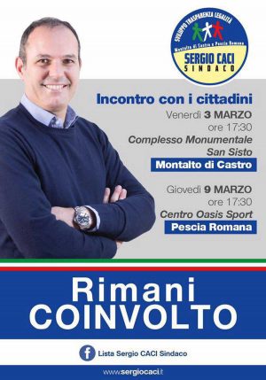 Montalto di Castro - Sergio Caci incontra i cittadini 