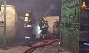 Vigili del fuoco - Incendio con esplosione