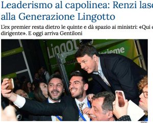 Piergiorgio Medori - L'articolo sulla Stampa