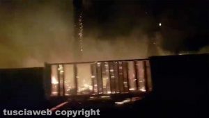 Vetralla - Incendio alla Botte