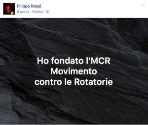 Viterbo - Il post di Filippo Rossi sulle rotatorie
