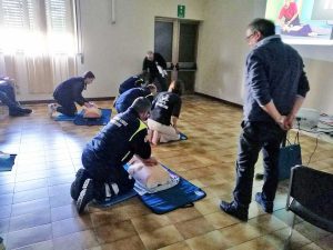 Tarquinia - I volontari a lezione