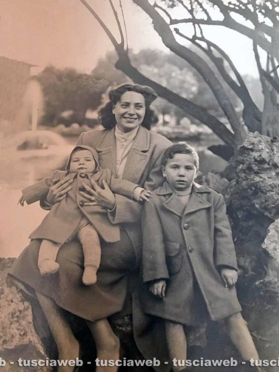 Viterbo - Pratogiardino 1954 - Wanda Salcini, Serena Pais e Sandro Ghizzi