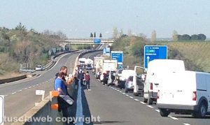 Viterbo - L'incidente sulla Superstrada