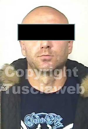 Viterbo - Aggressione e rapina al Bullicame - L'arrestato B.G.