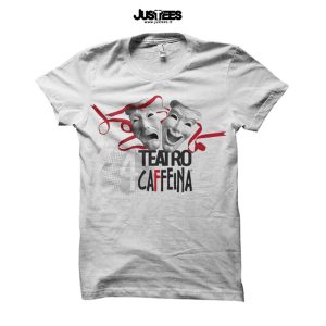 La maglietta con il logo Teatro Caffeina