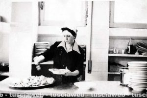 La signora Clelia cuoca alle Terme Inps