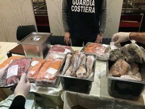 Il pesce sequestrato