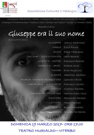Spettacolo teatrale “Giuseppe... era il suo nome”