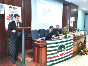 Viterbo - Alessandro Mazzoli al convegno Cisl