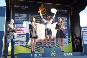 Montalto di Castro - Tirreno-Adriatico - Premiazione arrivo terza tappa