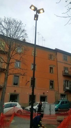 Viterbo – I lampioni a piazza dei Caduti