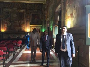 La visita del sindaco di Douala