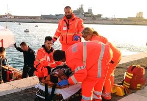 Civitavecchia - L'intervento di soccorso alla nave "Westerdam"