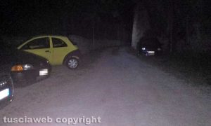 Capranica - Il parcheggio al buio