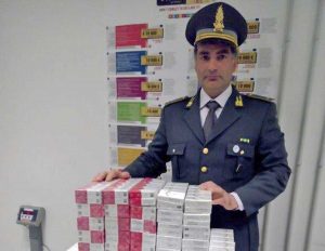 Guardia di Finanza - Il tabacco sequestrato