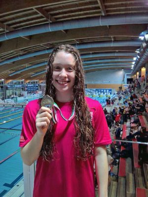Sport - Nuoto - Un'allieva della piscina di Vallerano